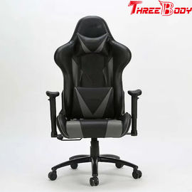 Yüksek Geri Ergonomik Oyun Sandalye, Siyah Ve Gri Büyük Ve Uzun Boylu Oyun Sandalyesi