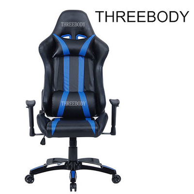 PU Leather Adjustable Gaming Chair , Comfortable Computer Gaming Chair