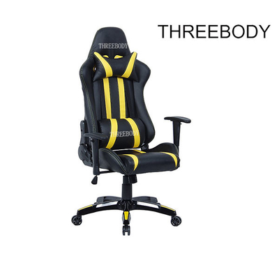 PU Leather Adjustable Gaming Chair , Comfortable Computer Gaming Chair