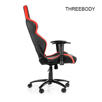 Swivel red black gaming chair mobile , Commercial  race car computer chair