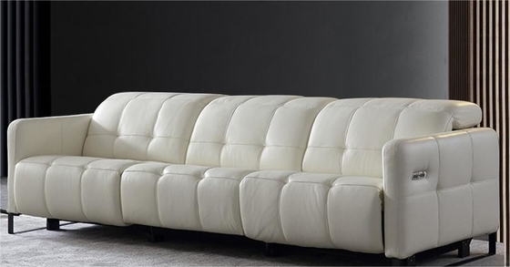 Italian Light Luxury Living Room Electric Leather Sofa 280*112*105CM