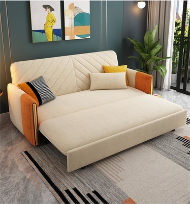 En's Fun Modern Minimalist Multi-Functional Leisure Light Foldable And Retractable Living Room Luxury Fabric Sofa Bed