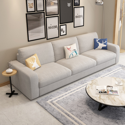 En's Fun New Nordic Fabric Simple Modern Removable And Washable Living Room Sofa Combination