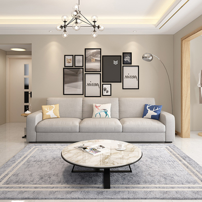 En's Fun New Nordic Fabric Simple Modern Removable And Washable Living Room Sofa Combination