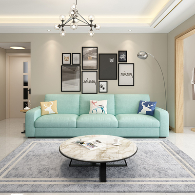 En's Fun New Nordic Fabric Simple Modern Removable And Washable Living Room Sofa Combination