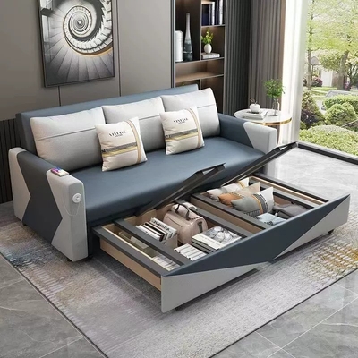 Jieshun Multifunctional Retractable Foldable Living Room Sofa Bed