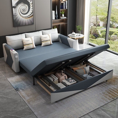 Jieshun Multifunctional Retractable Foldable Living Room Sofa Bed