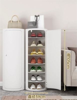 Simple Light Luxury Creative Home Space-Saving 360° Rotateable Shoe Storage Cabinet For Home Entrance, Exterior Door